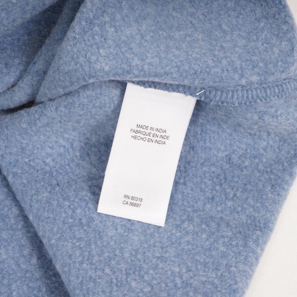 NWT Lucky Brand Light‎ Blue V Neck Cut Off Sweater Size L​ - Picture 7 of 8
